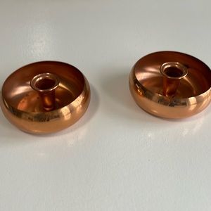 Vintage Coppercraft Guild candle stick holders
